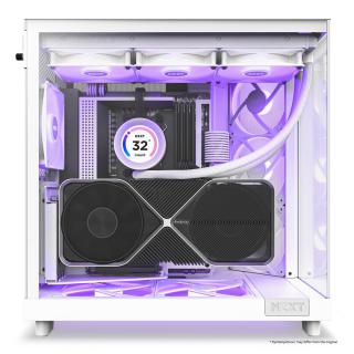 NZXT H6 Flow RGB Midi-Tower - Biały