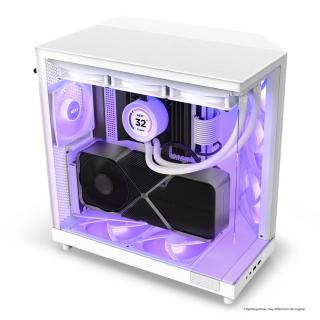 NZXT H6 Flow RGB Midi-Tower - Biały