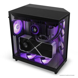 NZXT H6 Flow RGB Midi-Tower - Czarny