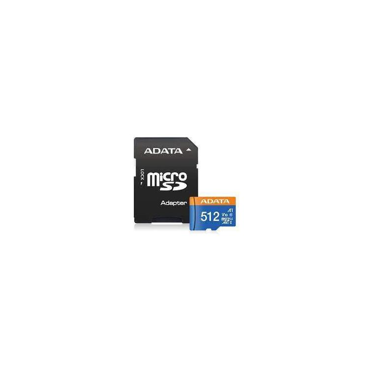 MEMORY MICRO SDXC 512GB W/AD./AUSDX512GUICL10A1-RA1 ADATA