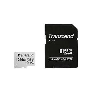 PAMIĘĆ MICRO SDXC 256GB W/ADAP C10 TS256GUSD300S-A TRANSCEND