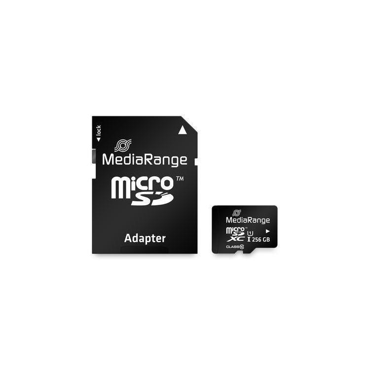 MEMORY MICRO SDXC 256GB UHS-1/W/ADAPTER MR946 MEDIARANGE