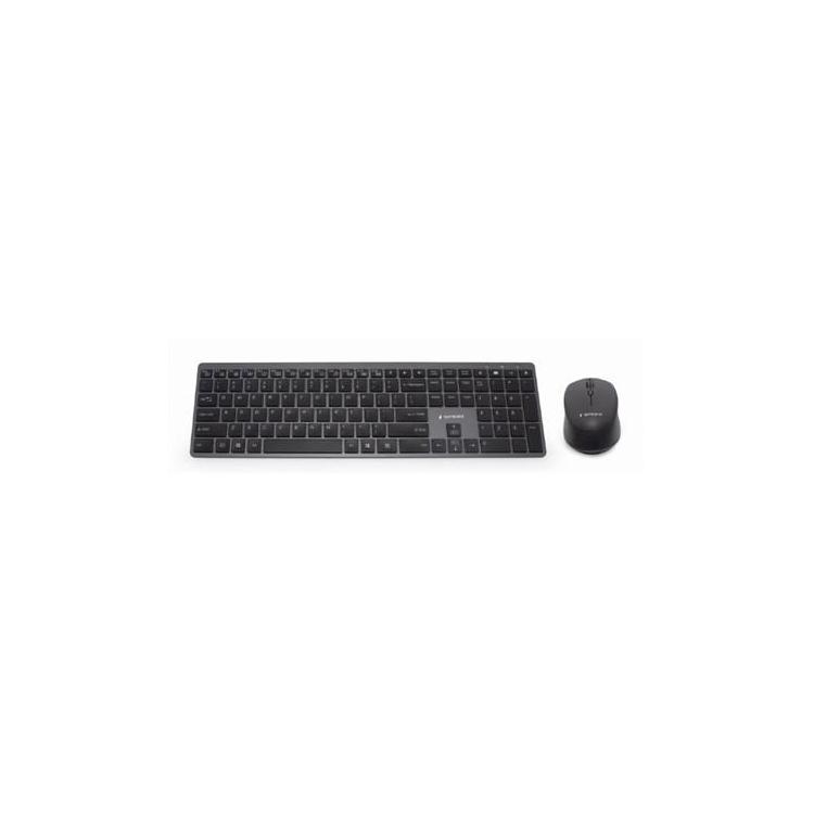 KEYBOARD +MOUSE WRL ENG/SLIM KBS-ECLIPSE-M500 GEMBIRD