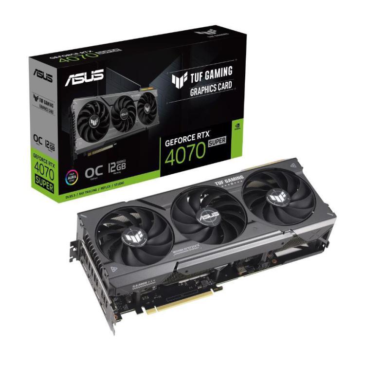 VGA PCIE16 RTX4070 SUPER 12GB/TUF-RTX4070S-O12G-GAMING ASUS