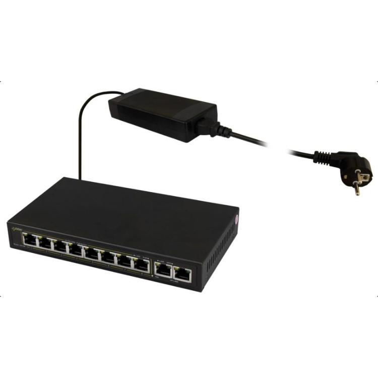 Switch PoE PULSAR SG108 (10x 10/100/1000Mbps)