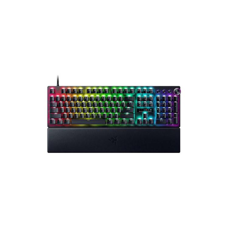 Razer | Klawiatura do gier | Huntsman V3 Pro | Klawiatura do gier | Przewodowe | Skandynawski | Czarny | Analogowy optyczny