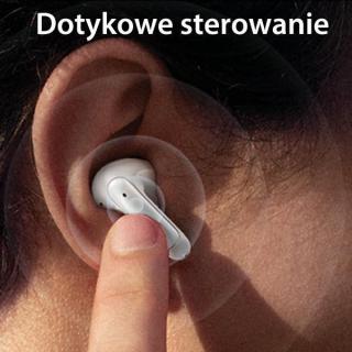 łuchawki Bluetooth TWS 5.3 X-Don Series Dual microfon ENC czarne