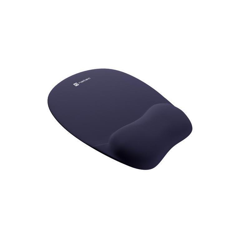 Podkładka pod mysz Natec Chipmunk Memory Foam ergonomiczna żelowa granatowa