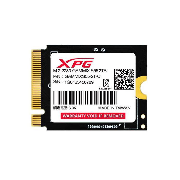 Dysk SSD XPG GAMMIX S55 2TB PCIe 4x4 5/3.2GB/s M2230