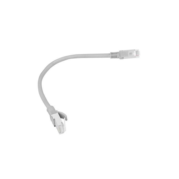 Patchcord UTP Lanberg PCU6-10CC-0025-S (RJ45 - RJ45 0,25m UTP kat. 6 kolor szary)