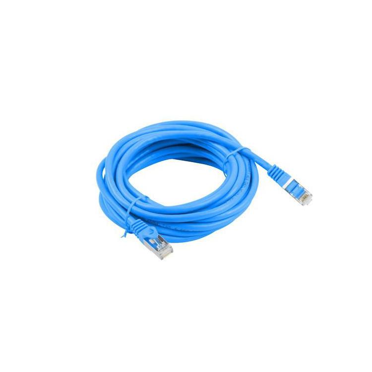 LANBERG PATCHCORD FTP KAT.6 10M NIEBIESKI FLUKE PASSED PCF6-10CC-1000-B