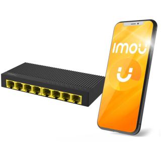 Switch Imou 8-portowy SG108C plastikowa obudowa