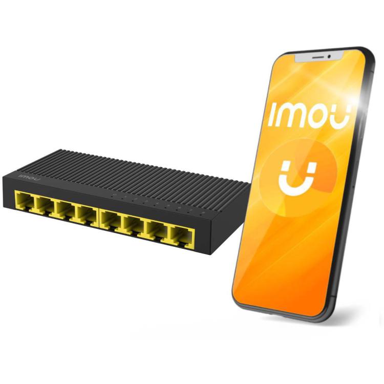 Switch Imou 8-portowy SG108C plastikowa obudowa