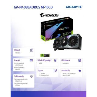 Karta graficzna RTX 4080 SUPER MASTER 16GB GDDR6X 256bit HDMI