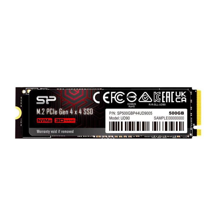 Dysk SSD Silicon Power UD90 500GB M.2 PCIe NVMe Gen4x4 NVMe 1.4 4800/3700 MB/s