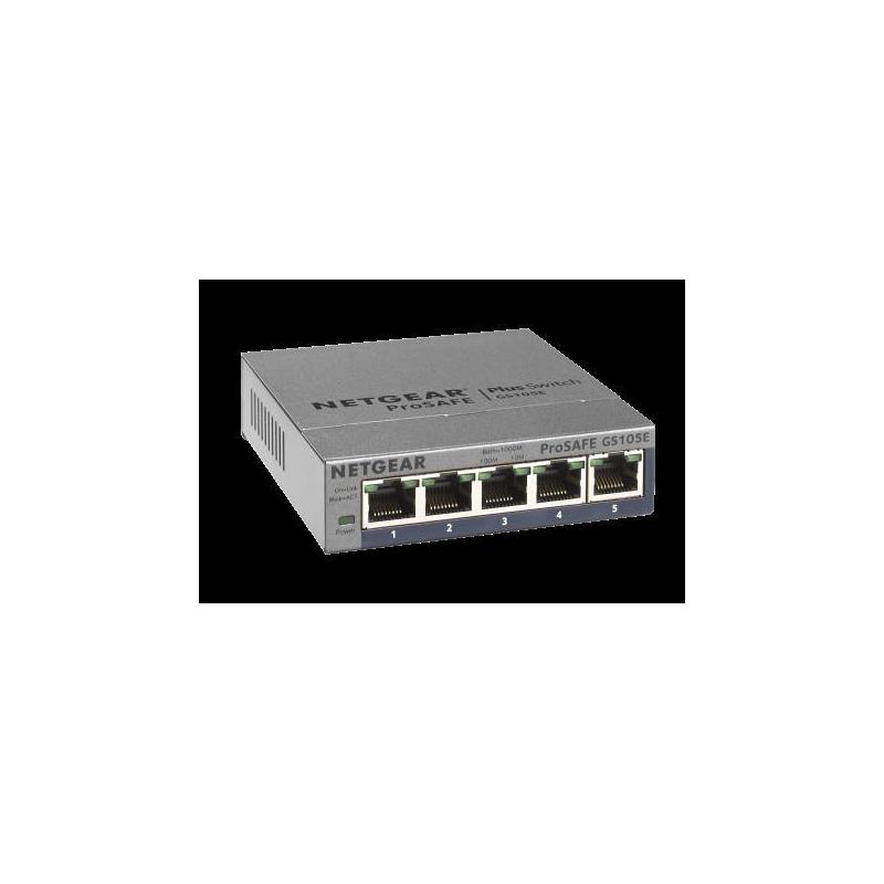 Switch zarządzalny Netgear GS105E 5x100/1000 ProSafe Plus