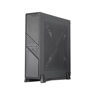 Futerał SilverStone SST-ML12B Milo Slim HTPC Micro-ATX - czarny