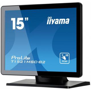 Monitor 15 cali T1521MSC-B2 POJEMN.10PKT.TN,7H,IP65(front),VGA,HDMI,2x2W,4:3,VESA