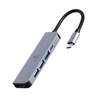 GEMBIRD MULTI ADAPTER USB TYP-C 5W1 (HUB + HDMI + PD)...