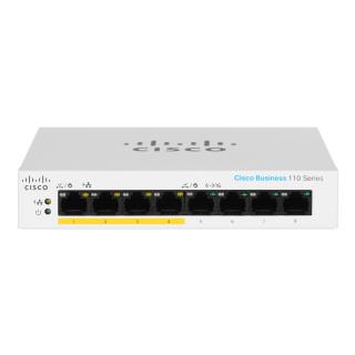 CBS110 UNMANAGED 8-PORT GE/PARTIAL POE DESKTOP EXT PS