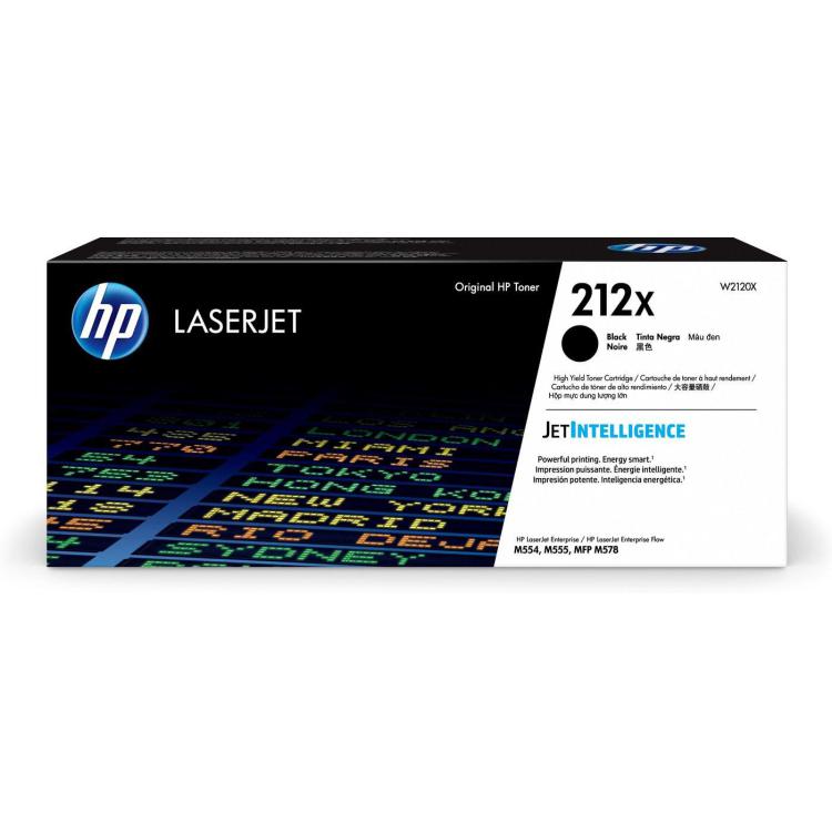 HP 212X Oryginalny wkład z czarnym tonerem LaserJet o wysokiej wydajności