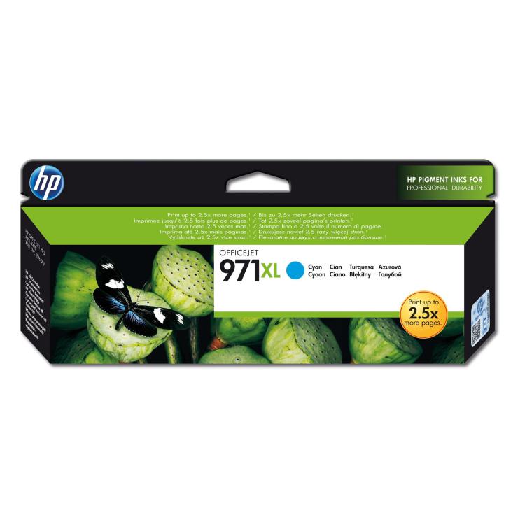 HP 971XL oryginalny wkład atramentowy błękitny XL