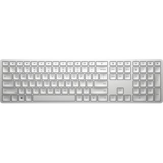 Klawiatura HP 970 Programmable Wireless Keyboard bezprzewodowa srebrna 3Z729AA