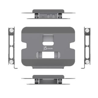 Podstawka ergonomiczna do notebooka ze stacją dokującą j5create Multi-Angle 4K Docking Stand USB-C 1x4K HDMI/2xUSB 3.1/1xUSB-C/