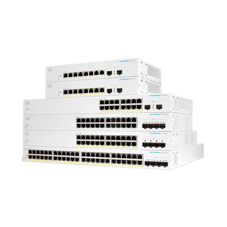 CBS220 SMART 8-PORT GE FULL POE/EXT PS 2X1G SFP