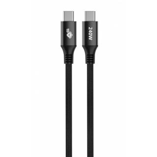 Kabel USB C - USB C 1m 240W czarny