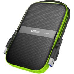 Dysk zewnętrzny Silicon Power ARMOR A60 1TB 2,5" USB 3.0 BLACK-GREEN/PANCERNY wstrząso/pyło i wodoodporny IPX4