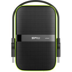 Dysk zewnętrzny Silicon Power ARMOR A60 1TB 2,5" USB 3.0 BLACK-GREEN/PANCERNY wstrząso/pyło i wodoodporny IPX4