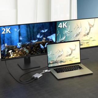 USB-C TO DUAL HDMI/MULTI-MONITOR ADAPTER