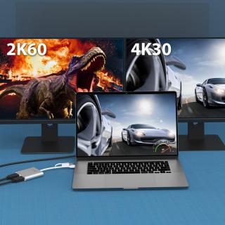 USB-C TO DUAL HDMI/MULTI-MONITOR ADAPTER