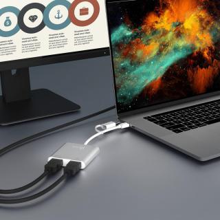 USB-C TO DUAL HDMI/MULTI-MONITOR ADAPTER