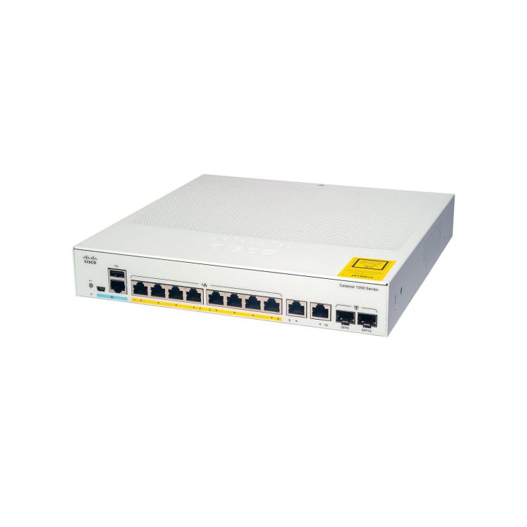 Catalyst 1000 8port GE, Full POE, Ext PS, 2x1G SFP