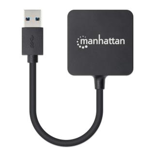 4-Portowy Mini Hub USB 3.0 Rozdzielacz 4x USB-A Manhattan