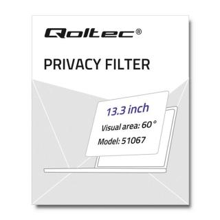 Qoltec Filtr prywatyzujący RODO do MacBook Air 13.3" |...