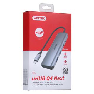 Unitek Hub USB-C 3.1, 2 x USB-A, 2 x USB-C, 5 Gbps