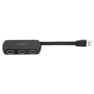 4 PORT USB 2.0 HUB BLACK/.