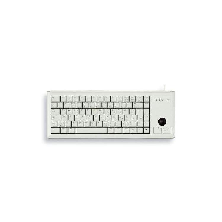 KEYBOARD G84-4400 TRACKBALL/LIGHTGREY US-ENGL/INTL USB