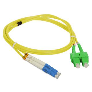 Patch cord SM SC/APC-LC duplex 9/125 1.0m ALANTEC