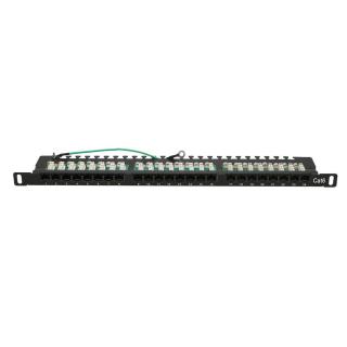 Extralink CAT6 UTP 0,5U | Patchpanel | 24 porty