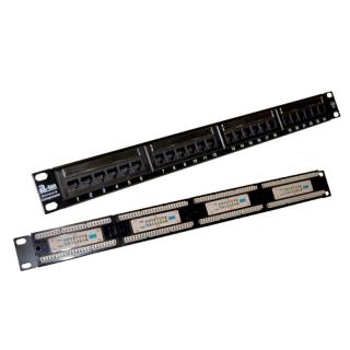 Patch panel UTP kat.5e 24 porty LSA 1U ALANTEC