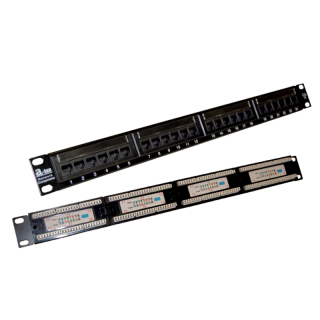 Patch panel UTP kat.5e 24 porty LSA 1U ALANTEC