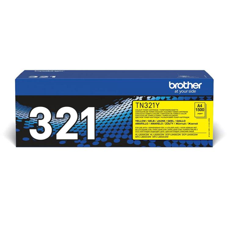 TN-321Y TONER CARTRIDGE YELLOW/F/ HL-L8250CDN 1500PGS