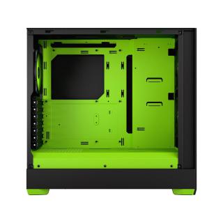 Projektowanie fraktalne | Pop Air RGB | Szyba boczna | Green Core TG Przezroczysty odcień | ATX, mATX, Mini ITX | Zasilacz w