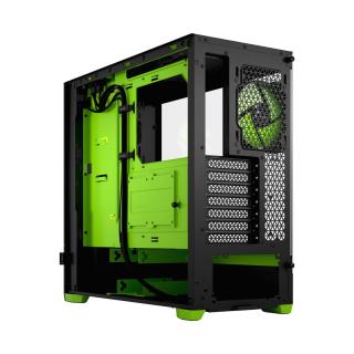 Projektowanie fraktalne | Pop Air RGB | Szyba boczna | Green Core TG Przezroczysty odcień | ATX, mATX, Mini ITX | Zasilacz w