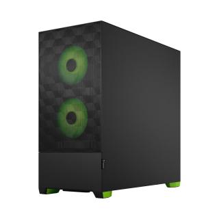 Projektowanie fraktalne | Pop Air RGB | Szyba boczna | Green Core TG Przezroczysty odcień | ATX, mATX, Mini ITX | Zasilacz w