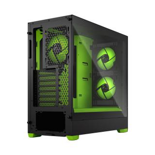 Projektowanie fraktalne | Pop Air RGB | Szyba boczna | Green Core TG Przezroczysty odcień | ATX, mATX, Mini ITX | Zasilacz w